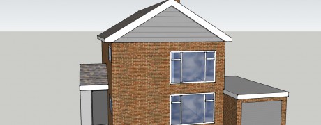 Sketchup – My first attempt at drawing a building plan